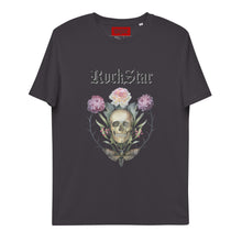 Charger l'image dans la galerie, ROCKSTAR SKULL T-shirt unisexe en coton biologique