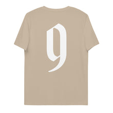 Charger l'image dans la galerie, White NINE Back T-shirt unisexe en coton biologique