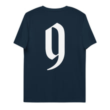 Charger l'image dans la galerie, White NINE Back T-shirt unisexe en coton biologique