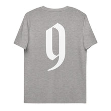 Charger l'image dans la galerie, White NINE Back T-shirt unisexe en coton biologique