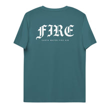 Charger l'image dans la galerie, FIRE BACK T-shirt unisexe en coton biologique