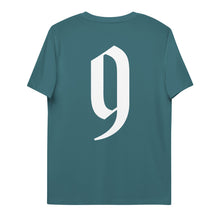 Charger l'image dans la galerie, White NINE Back T-shirt unisexe en coton biologique
