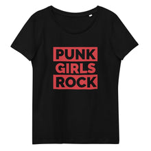 Charger l'image dans la galerie, PUNK ROCK GIRLS T-shirt moulant écologique femme