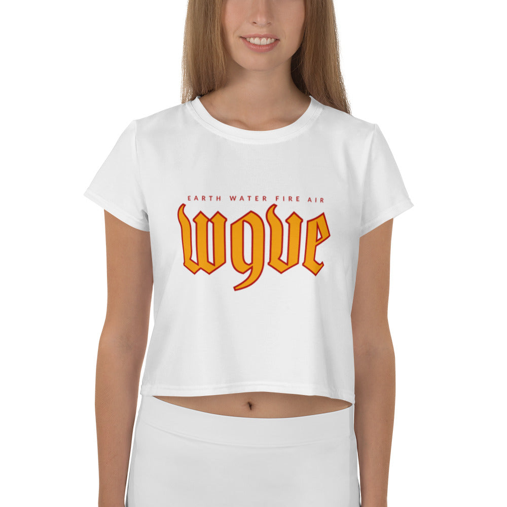 W9VE CALIFORNIA T-shirt Crop-Top