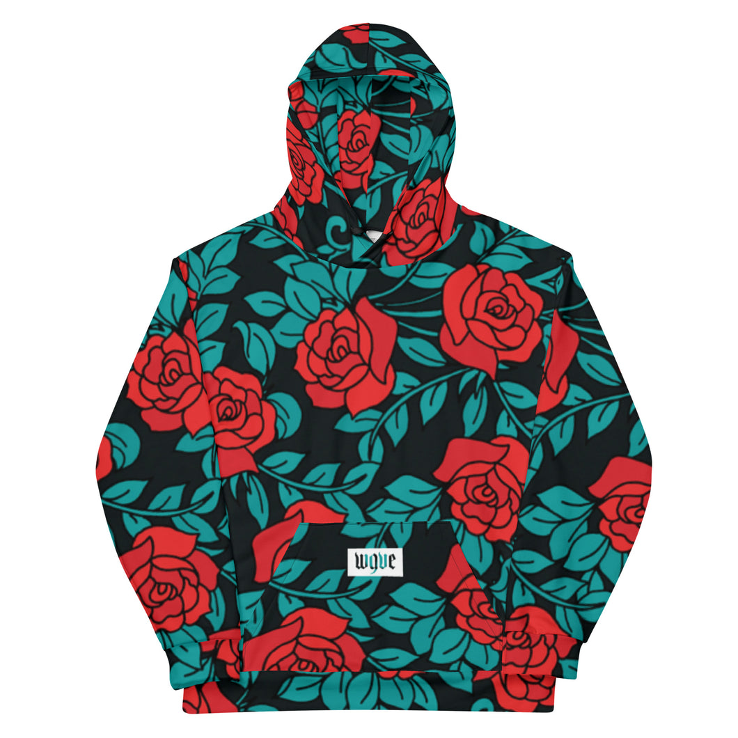 ROCKSTAR ROSES Sweat à Capuche Unisexe