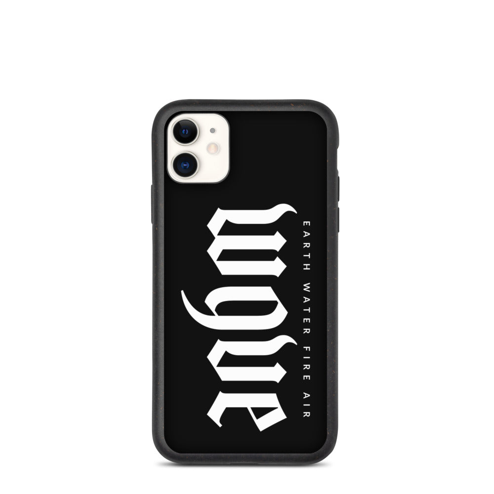 W9VE PHONE Coque de téléphone biodégradable IPHONE (Noir)