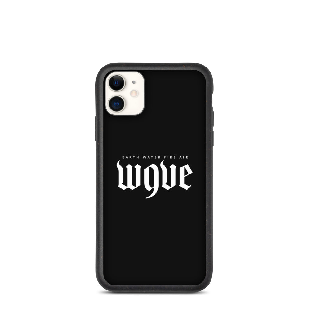 W9VE Phone II Coque de téléphone biodégradable IPHONE (Noir)