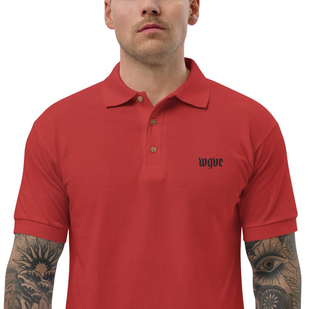 W9VE Black Polo Brodé