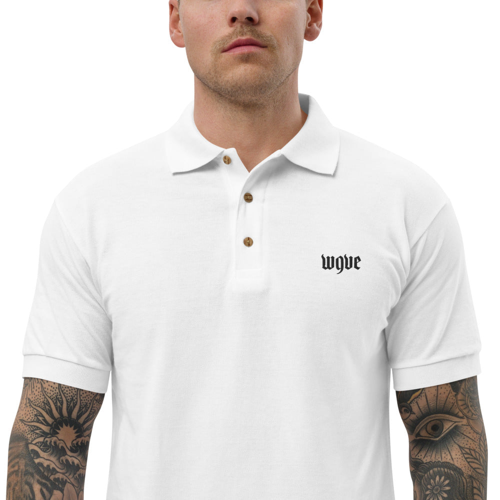 W9VE Black Polo Brodé