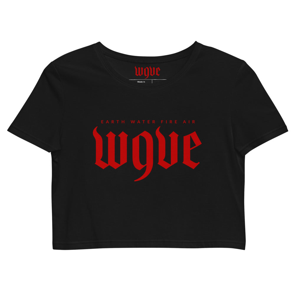 W9VE CROP T-shirt bio