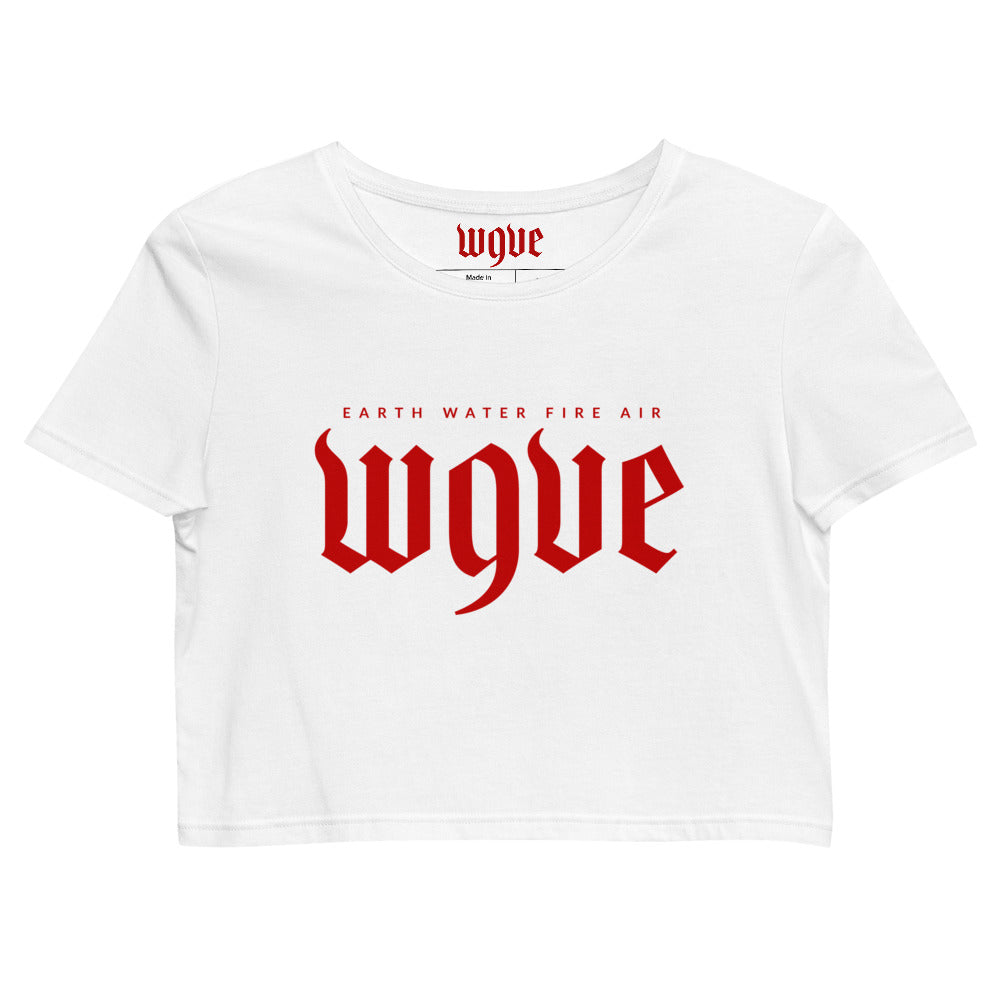 W9VE CROP T-shirt bio