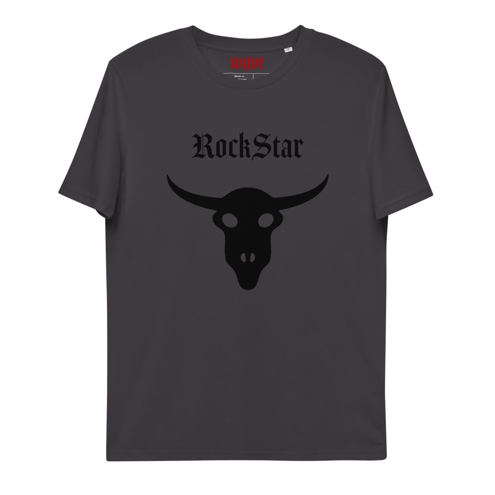 ROCKSTAR T-shirt unisexe en coton biologique