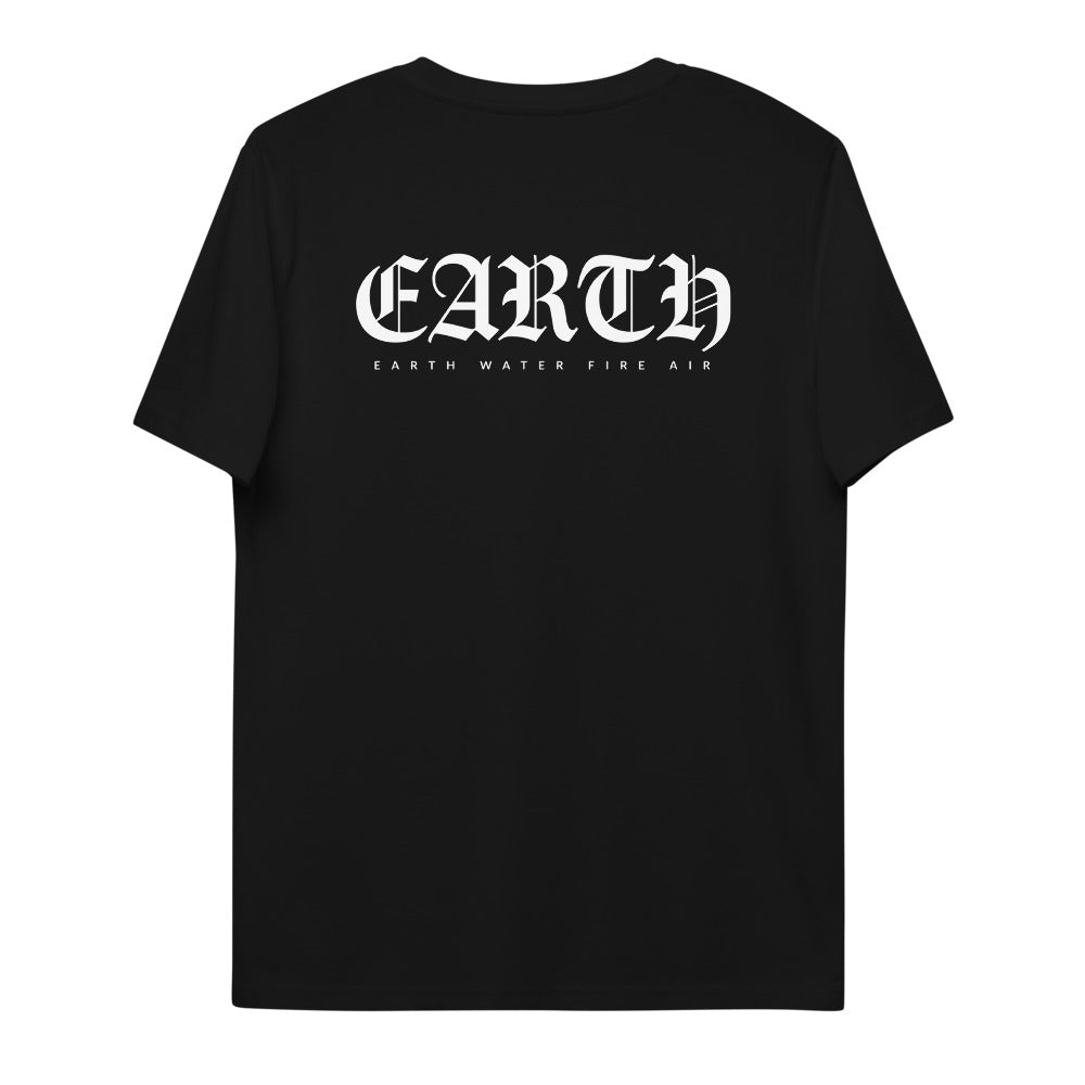 EARTH Back T-shirt unisexe en coton biologique