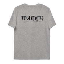 Charger l&#39;image dans la galerie, WATER Back T-shirt unisexe en coton biologique
