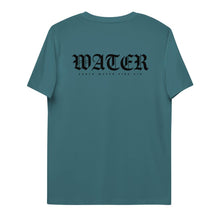 Charger l&#39;image dans la galerie, WATER Back T-shirt unisexe en coton biologique
