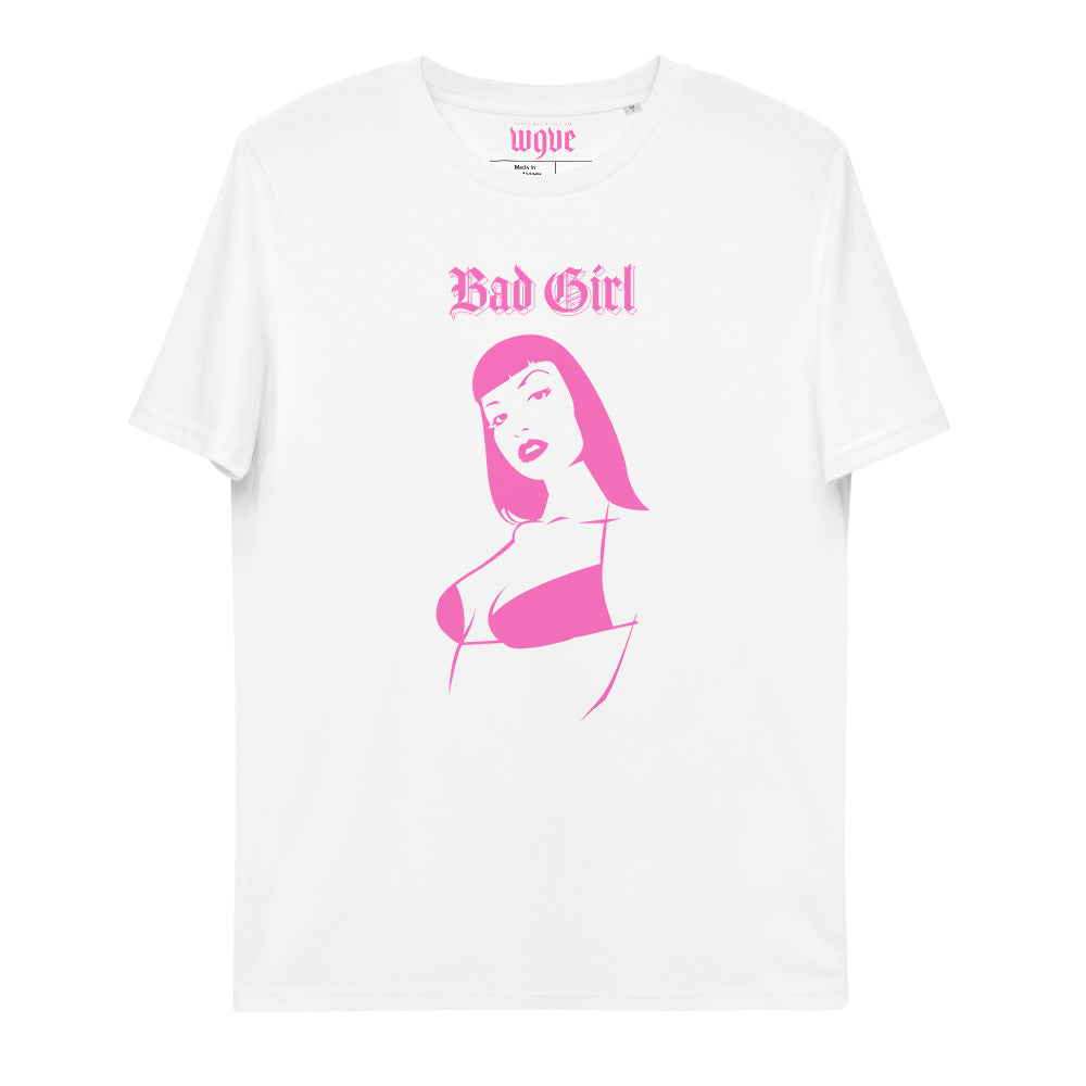 BAD GIRL II T-shirt unisexe en coton biologique