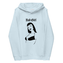 Charger l&#39;image dans la galerie, BAD GIRL II Sweat à capuche ajusté écologique pour femme
