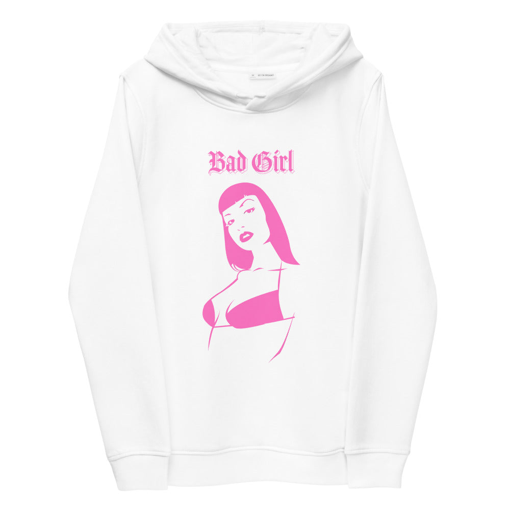 BAD GIRL Sweat à capuche ajusté écologique pour femme