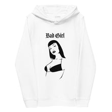 Charger l&#39;image dans la galerie, BAD GIRL II Sweat à capuche ajusté écologique pour femme
