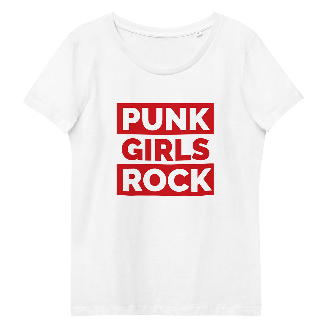 PUNK ROCK GIRLS T-shirt moulant écologique femme